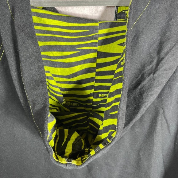 Vintage Abbey Dawn Avril Lavigne Hoodie Sweatshirt L Black Zip Y2K Grunge‎ Emo - Picture 6 of 13